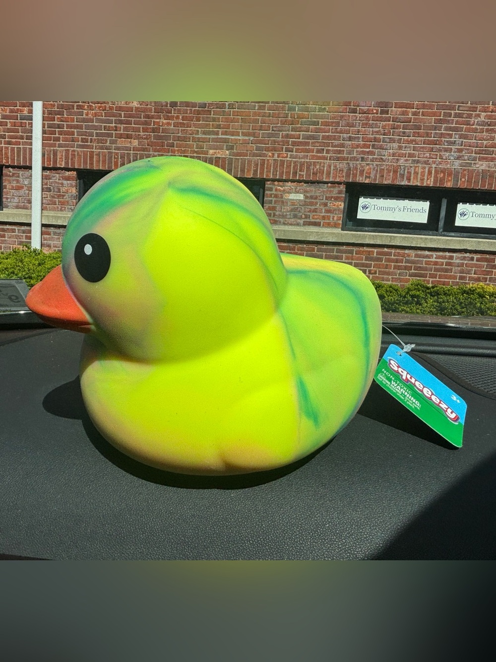 Sunny Days Tied Dye Jumbo Duck Squishy Toy